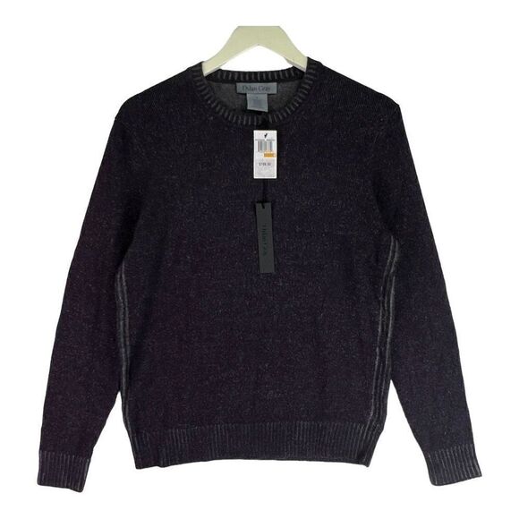 New Dylan Gray Men Purple Grey Crew Neck Sweatshirt Cashmere Classic US S - Picture 3 of 7